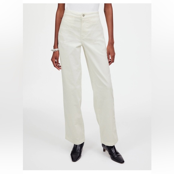 Madewell The Emmett Wide-Leg Pant in Corduroy Welt Pocket Edition Full length 26